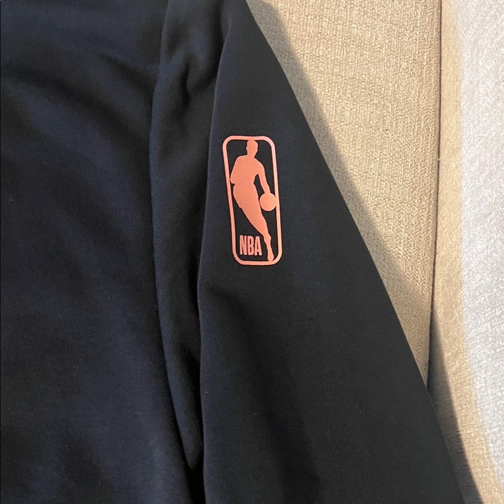 Nike Portland Trail Blazers Black and Pink Crewneck Sweater NBA Standard Issue - Picture 3 of 12